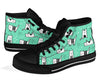 Cat Kitten Pattern Print Men Women's High Top Shoes-grizzshop