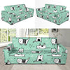 Cat Kitten Pattern Print Sofa Covers-grizzshop