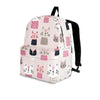 Cat Print Backpack-grizzshop