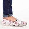 Cat Print Canvas Shoes-grizzshop