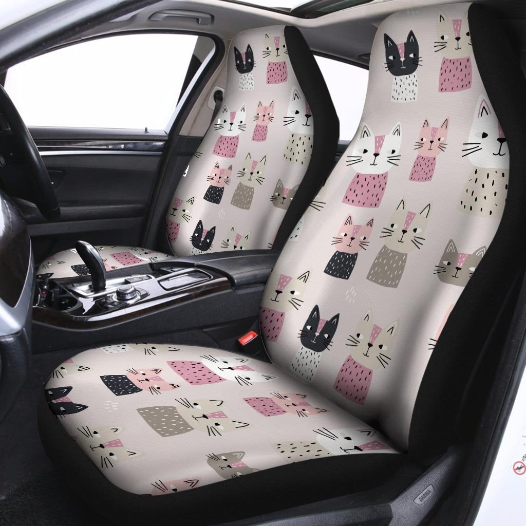 Cat Print Car Seat Covers-grizzshop