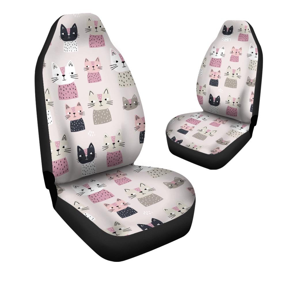 Cat Print Car Seat Covers-grizzshop