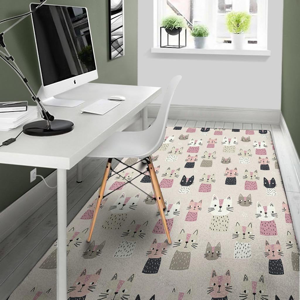 Cat Print Floor Mat-grizzshop