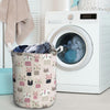 Cat Print Laundry Basket-grizzshop