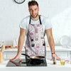 Cat Print Men's Apron-grizzshop