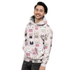 Cat Print Men's Hoodie-grizzshop