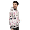 Cat Print Men's Hoodie-grizzshop