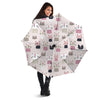 Cat Print Umbrella-grizzshop