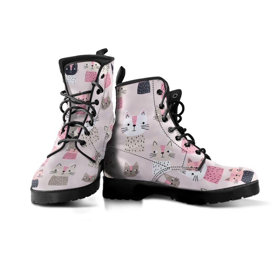 Cat Print Women's Boots-grizzshop