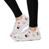 Cat Print Women's Sneakers-grizzshop