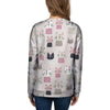 Cat Print Women's Sweatshirt-grizzshop