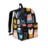 Cat Style Print Backpack-grizzshop