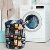 Cat Style Print Laundry Basket-grizzshop