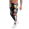 Cat Style Print Men's Leggings-grizzshop