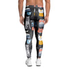 Cat Style Print Men's Leggings-grizzshop