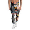 Cat Style Print Men's Leggings-grizzshop