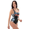 Cat Style Print One Piece Swimsuite-grizzshop