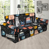 Cat Style Print Sofa Cover-grizzshop