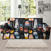 Cat Style Print Sofa Cover-grizzshop