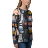 Cat Style Print Women's Sweatshirt-grizzshop