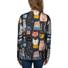 Cat Style Print Women's Sweatshirt-grizzshop