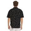 Cat White And Black Print Pattern Men's Short Sleeve Shirts-grizzshop