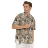 Cats Portrait Print Pattern Men's Short Sleeve Shirts-grizzshop