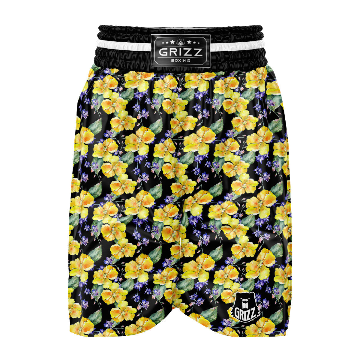 Cattleya Watercolor Print Pattern Boxing Shorts
