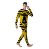 Caution Alien Abduction Warning Sign Print Men's Pajamas-grizzshop