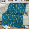 Celebrate Champagne Print Pattern Blanket-grizzshop