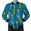 Celebrate Champagne Print Pattern Men's Bomber Jacket-grizzshop