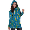 Celebrate Champagne Print Pattern Women Hoodie Dress-grizzshop