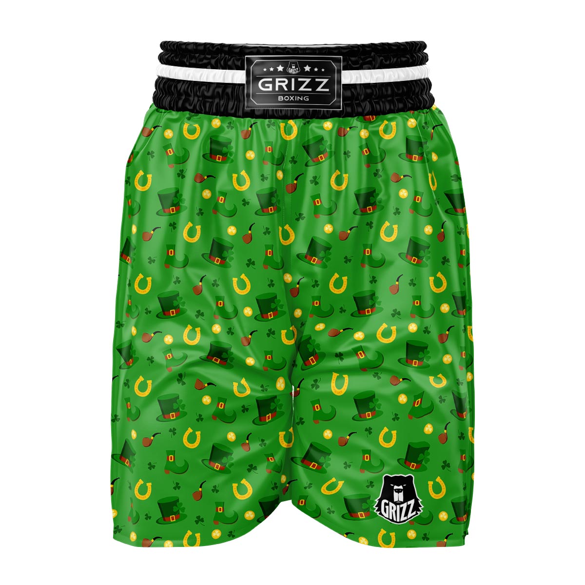 Celebration Saint Patrick's Day Print Pattern Boxing Shorts-grizzshop