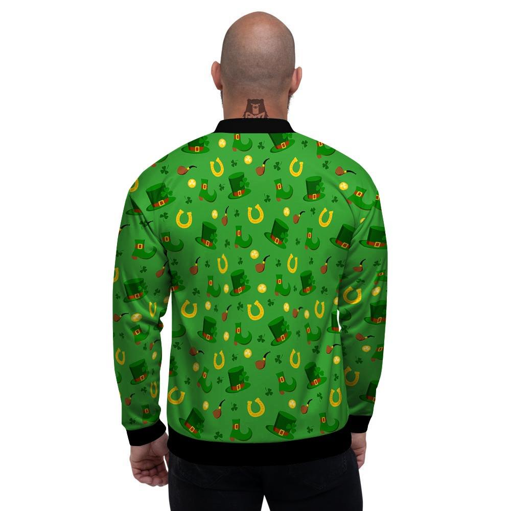 Celebration Saint Patrick's Day Print Pattern Men's Bomber Jacket-grizzshop