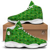 Celebration Saint Patrick's Day Print Pattern White Basketball Shoes-grizzshop