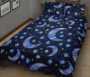 Celestial Pattern Print Bed Set Quilt-grizzshop