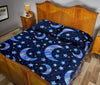 Celestial Pattern Print Bed Set Quilt-grizzshop