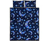 Celestial Pattern Print Bed Set Quilt-grizzshop