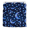 Celestial Pattern Print Duvet Cover Bedding Set-grizzshop