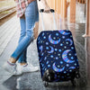 Celestial Pattern Print Luggage Cover Protector-grizzshop