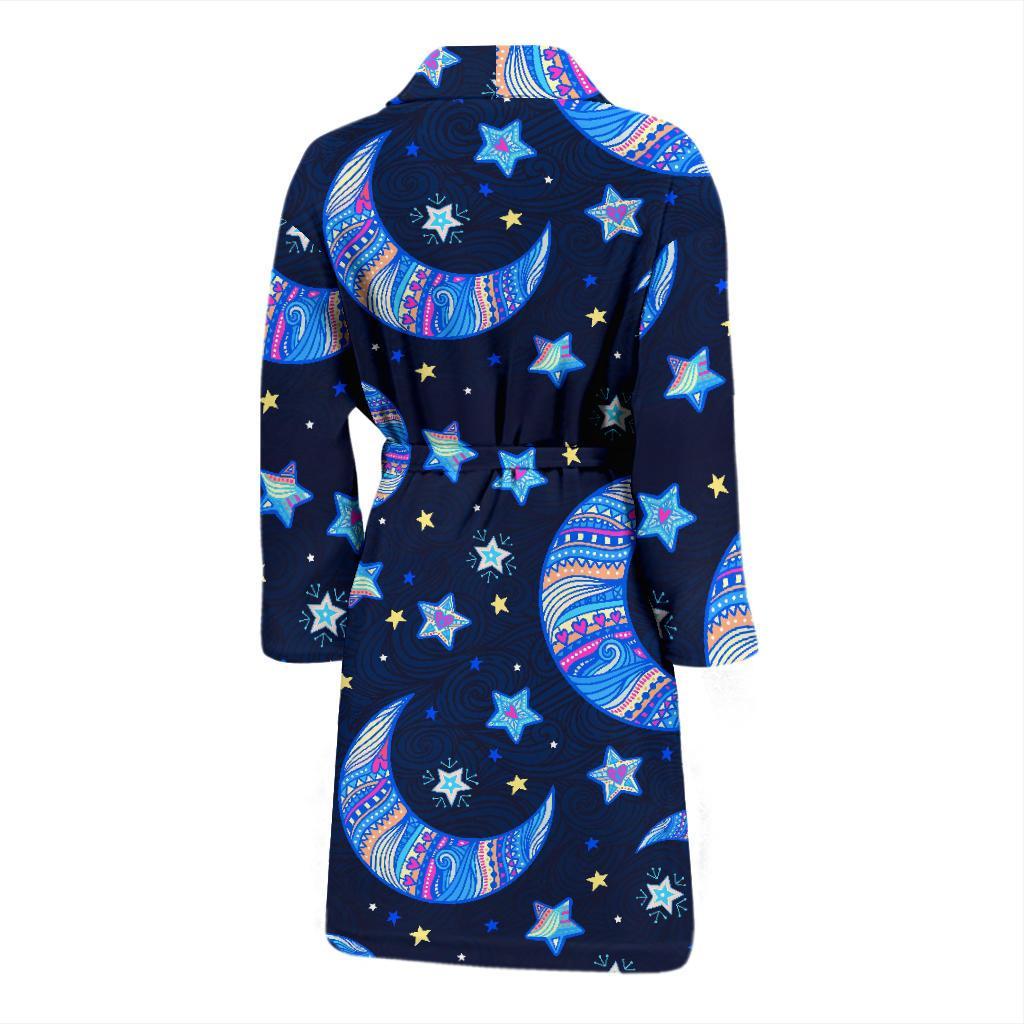 Celestial Pattern Print Men Long Robe-grizzshop