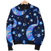 Celestial Pattern Print Men's Bomber Jacket-grizzshop