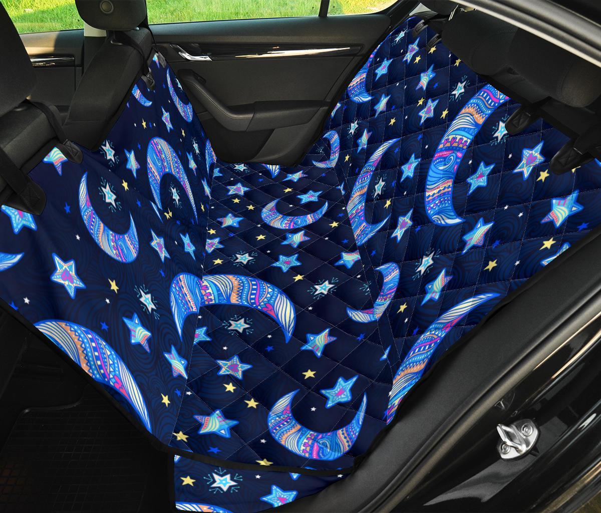 Celestial Pattern Print Pet Car Seat Cover-grizzshop