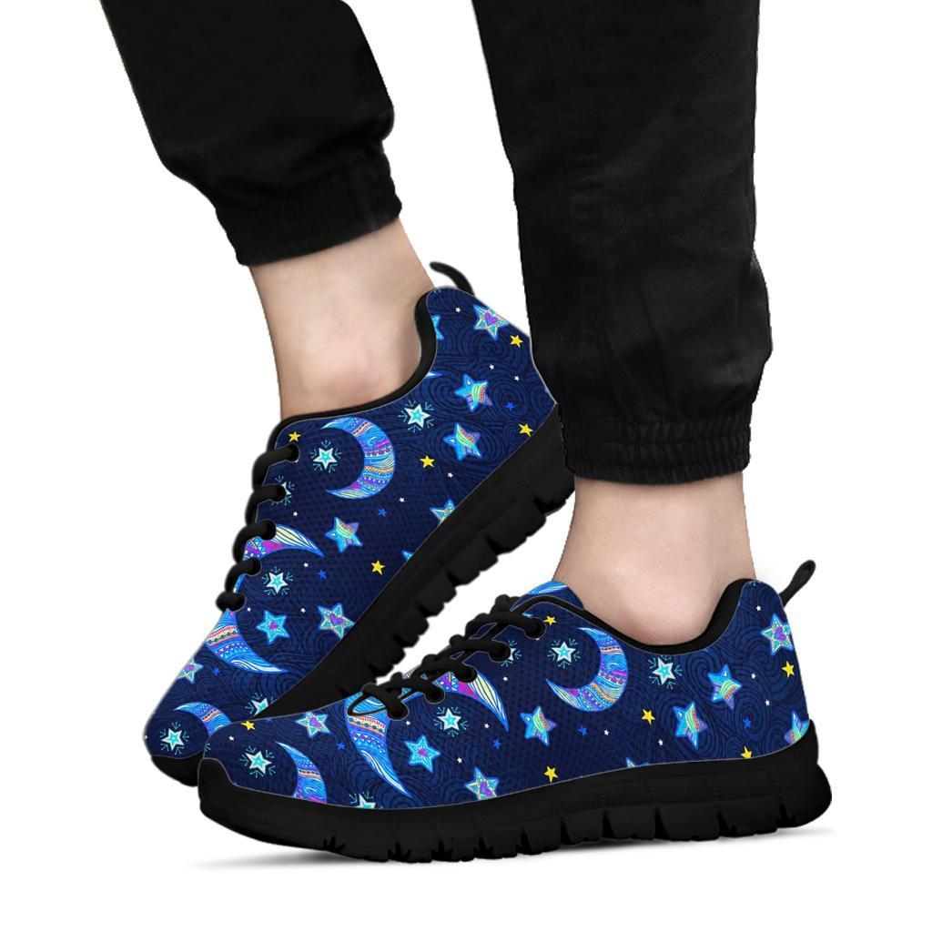 Celestial Pattern Print Sneaker Shoes For Men Women-grizzshop