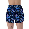 Celestial Pattern Print Women's Shorts-grizzshop