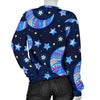 Celestial Pattern Print Women's Sweatshirt-grizzshop