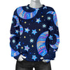 Celestial Pattern Print Women's Sweatshirt-grizzshop