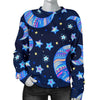 Celestial Pattern Print Women's Sweatshirt-grizzshop