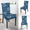 Celestial Print Pattern Chair Cover-grizzshop