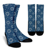 Celestial Print Pattern Unisex Crew Socks-grizzshop